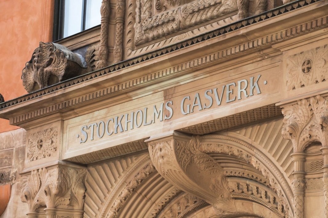 Fasad med texten Stockholms gasverk.