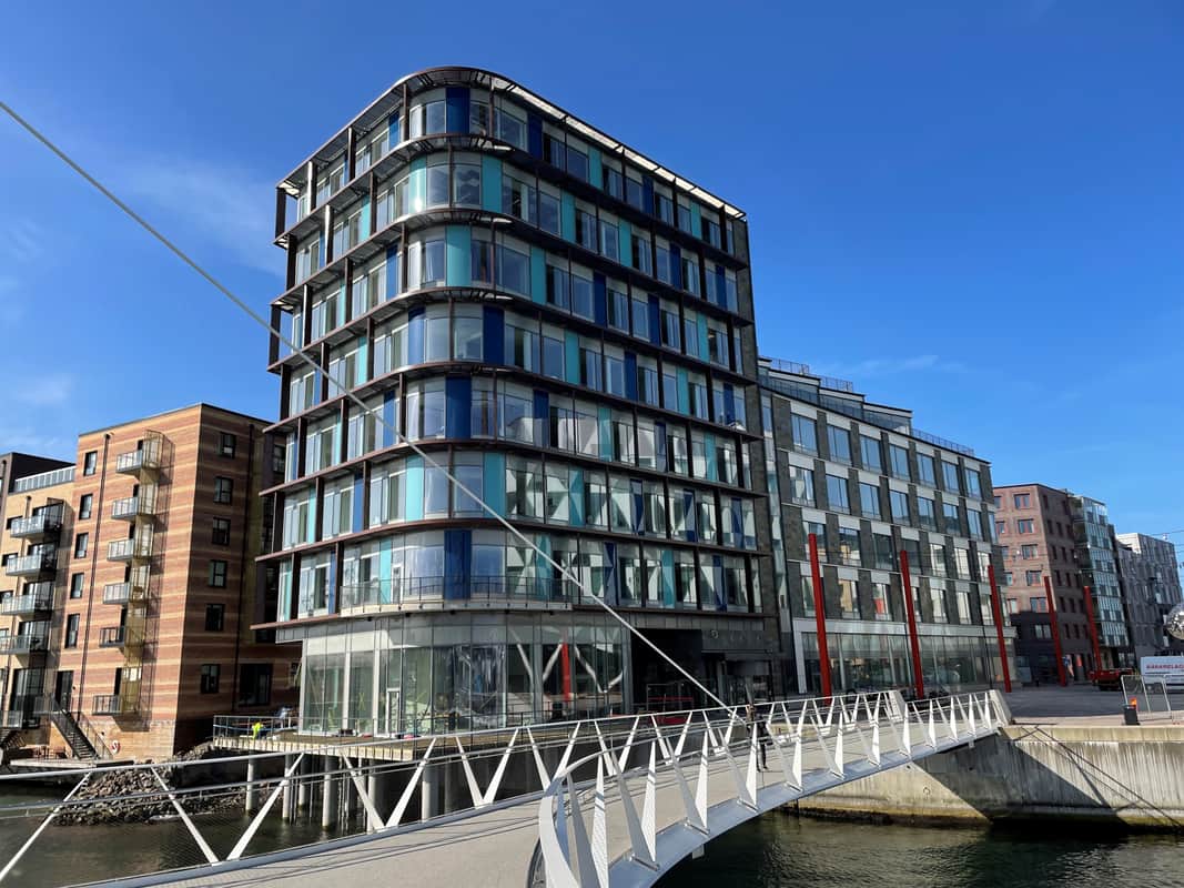 Fasad i Helsingborg GreenHaus