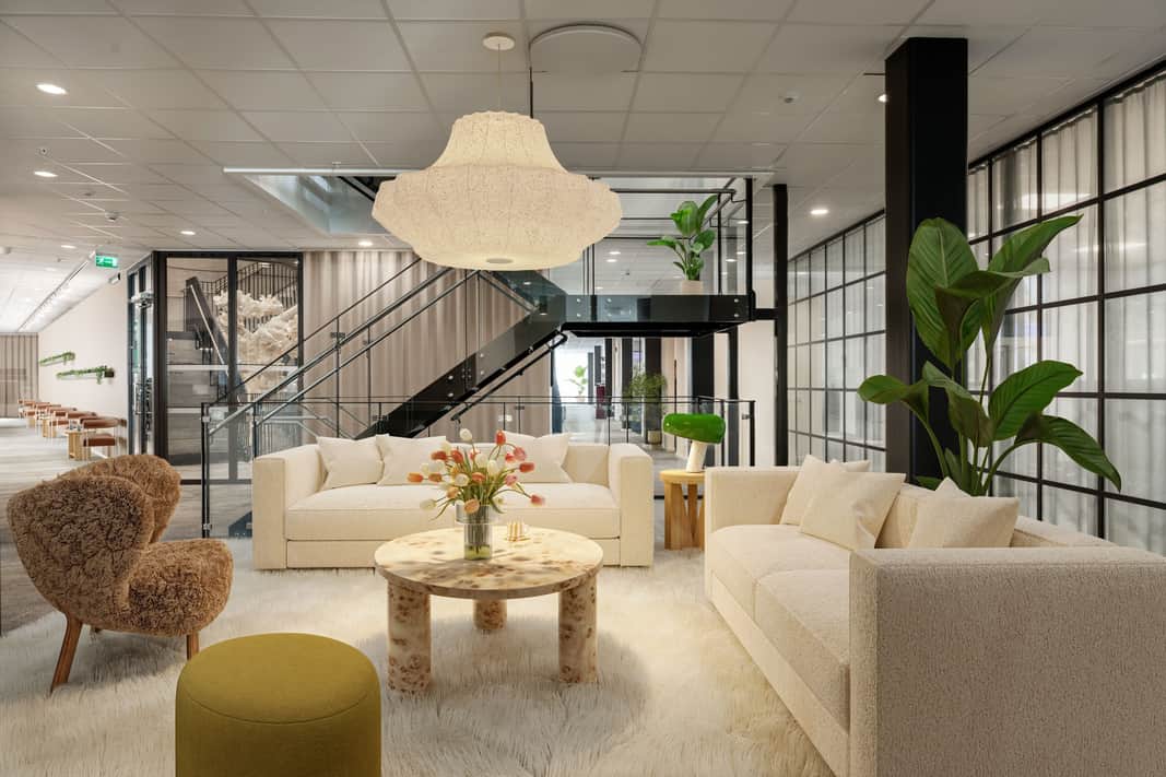 Visionsbild av en gemensam plats i lokalen.