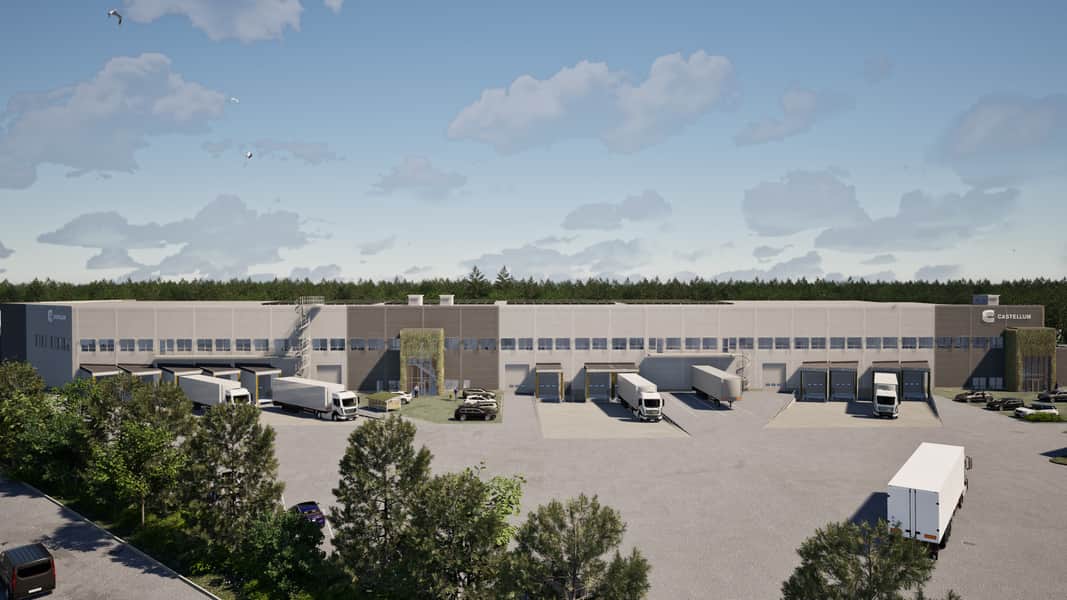 Visionsbild av fastigheten.