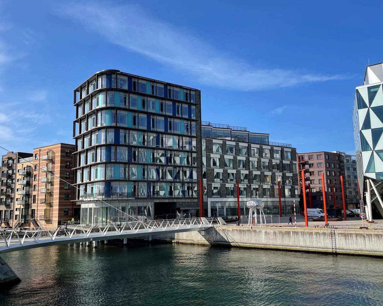 Vy över Oceanhamnen.