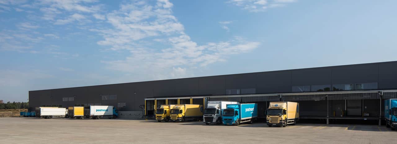 Exteriörbild av logistikfastighet.