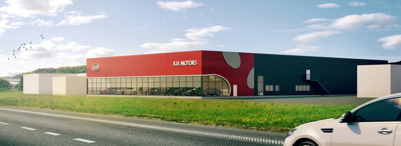 Visionsbild av fastigheten.