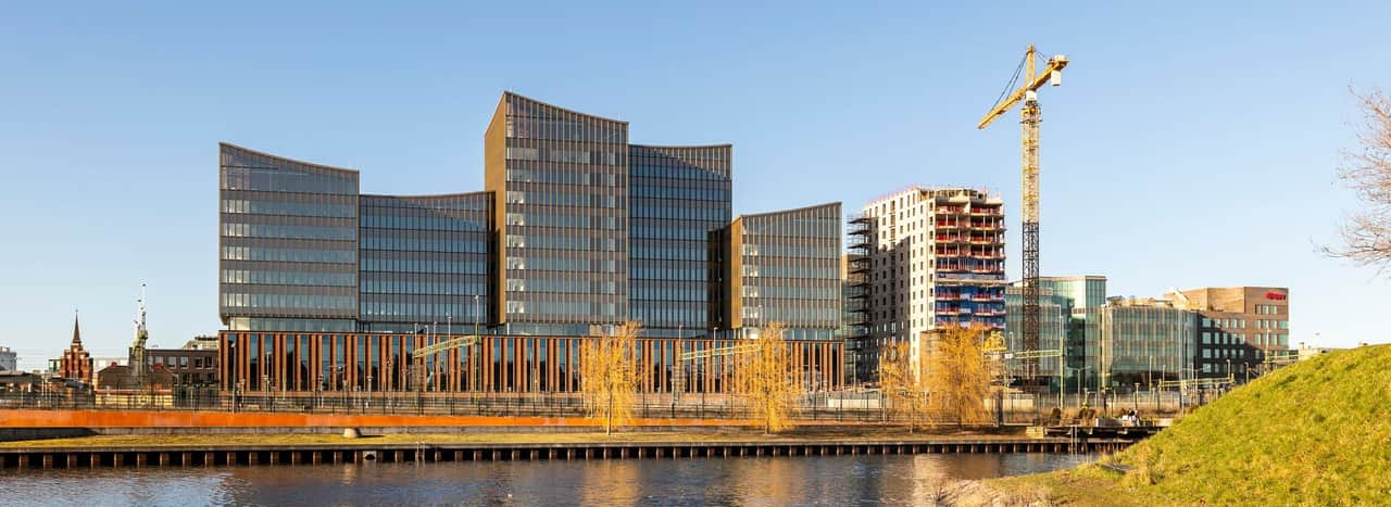 Visionsbild av fastigheten.