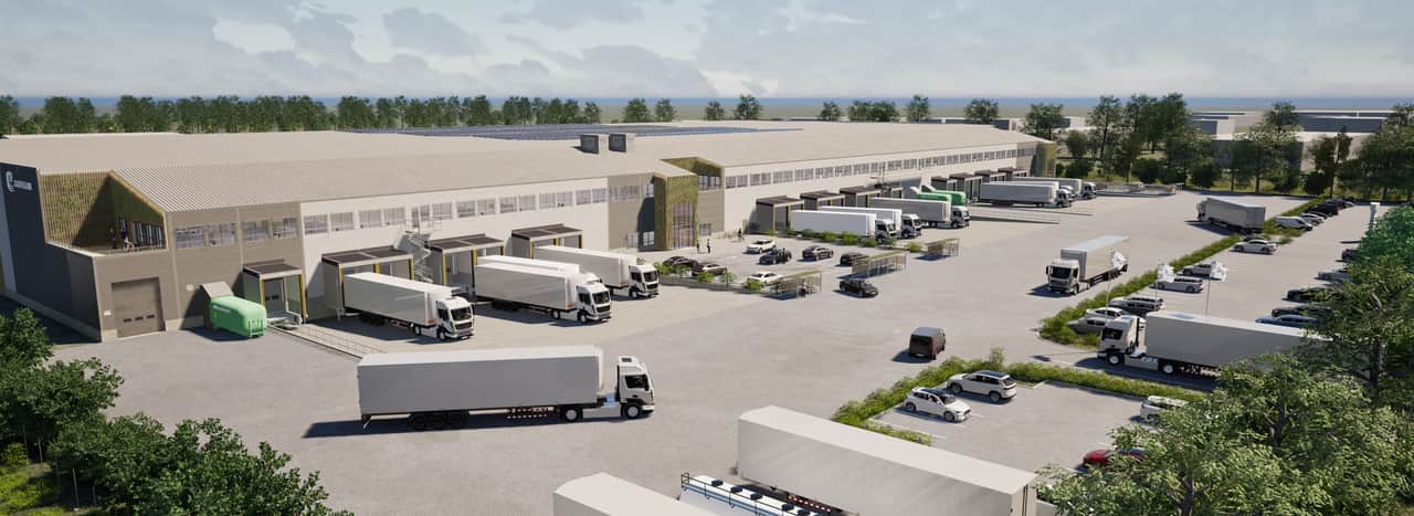 Visionsbild av fastigheten.