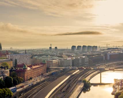 Vy över Stockholm