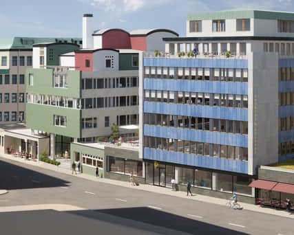 Tre hus