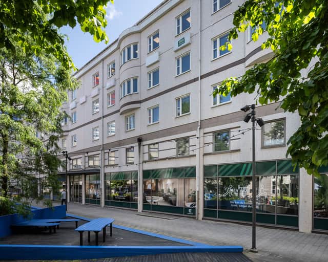 Exteriörbild av Castellums kontor i Göteborg.