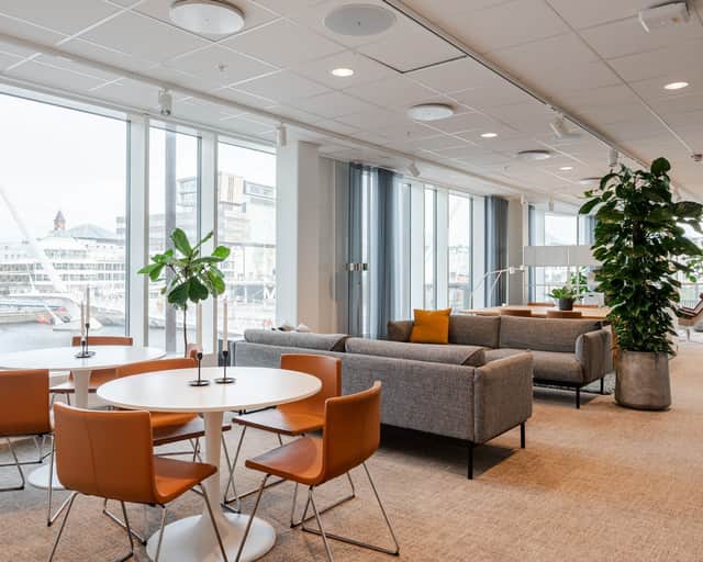 Visionsbild av interiör.