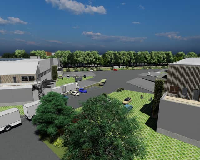 Visionsbild av fastigheten