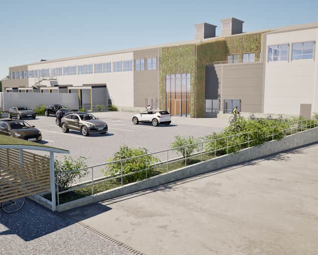 Visionsbild av fastigheten