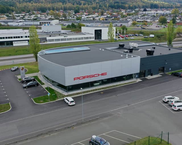 Vy över fastigheten.