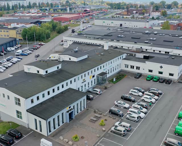 Vy över fastigheten.