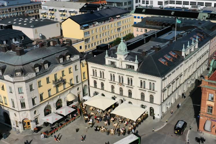 vy över centrala uppsala