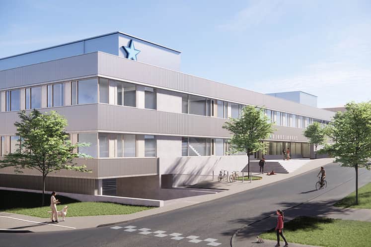 Visualisering av Blå Stjärnan.