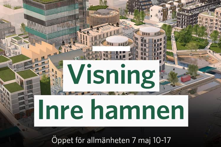 Inbjudningskort till visningen.