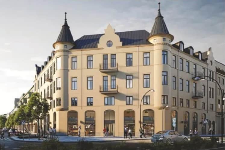 Visionsbild av fastigheten.