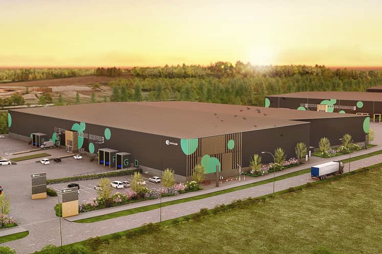 Bild över lagerlokal i Brunna