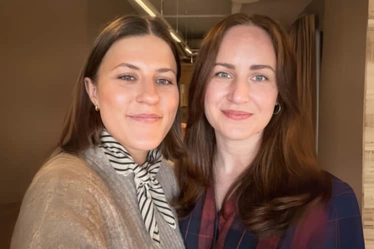 Wilma Junger och Ylva Sved