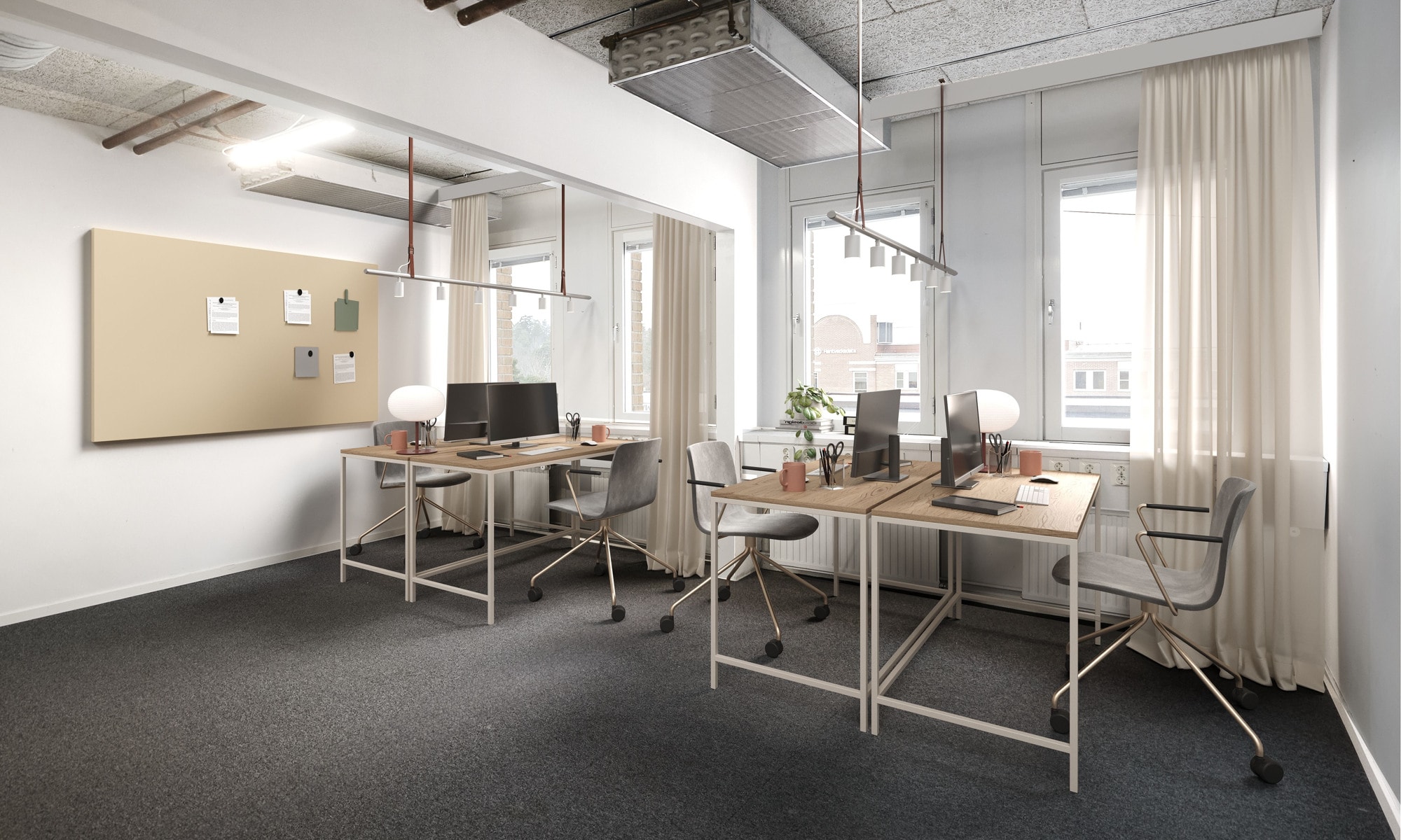 Anpassningsbart kontor högst upp i huset med ett fantastiskt ljusinsläpp bild 1