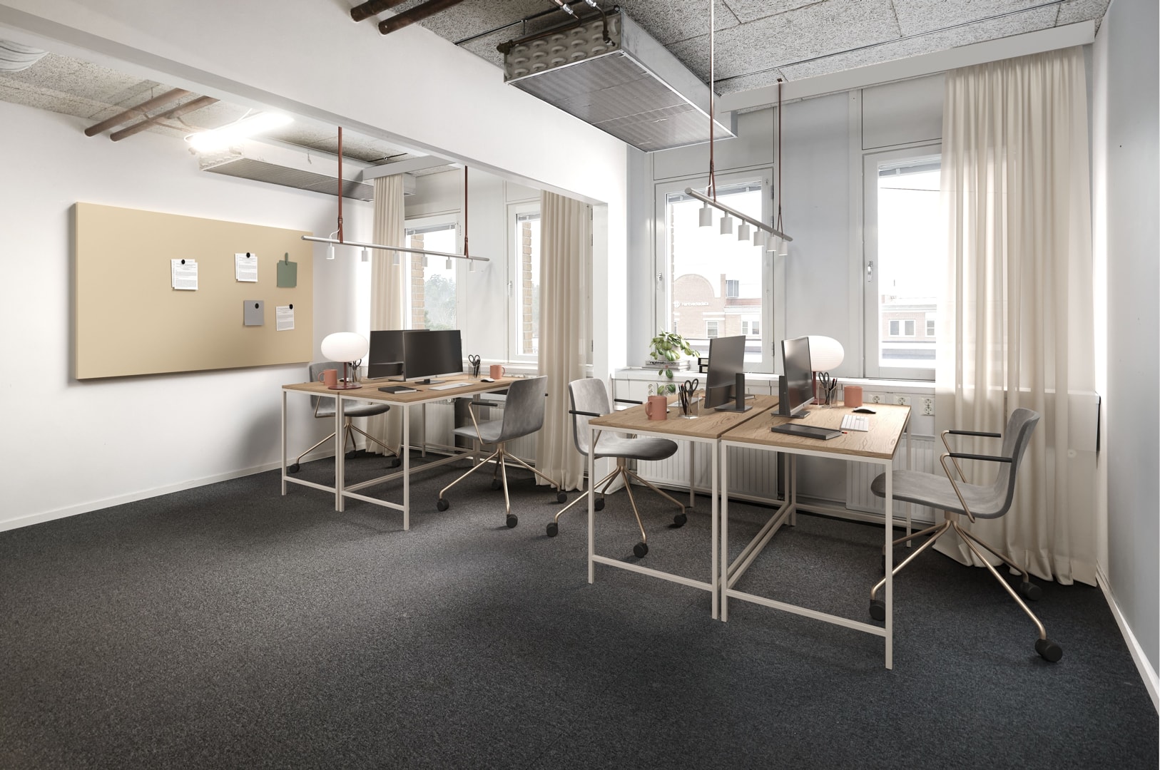 Anpassningsbart kontor högst upp i huset med ett fantastiskt ljusinsläpp bild 1
