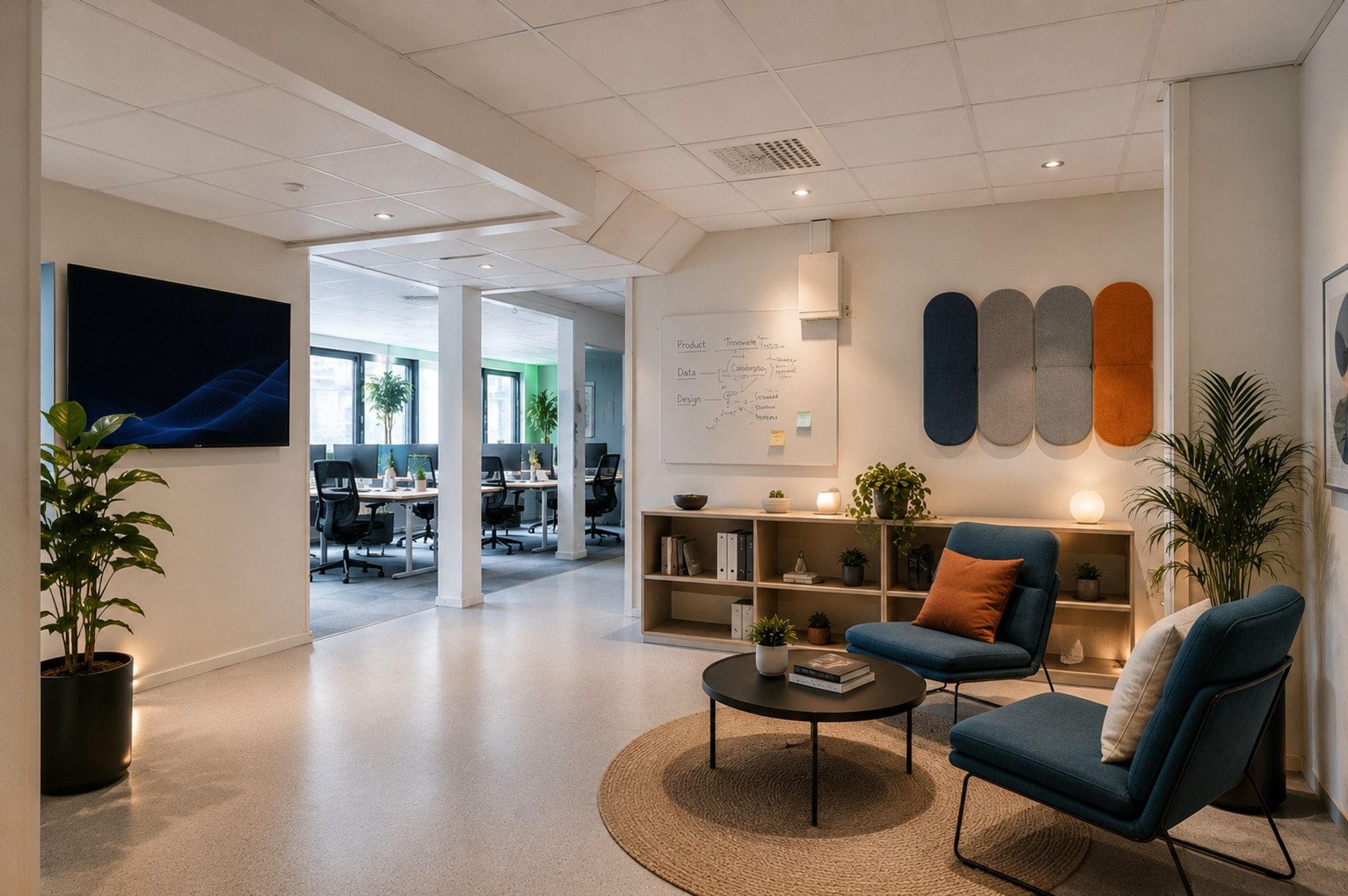 Ledigt kontor vid Rådhustorget i centrala Helsingborg bild 1