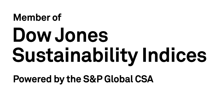 Dow Jones Sustainability Index logotype.