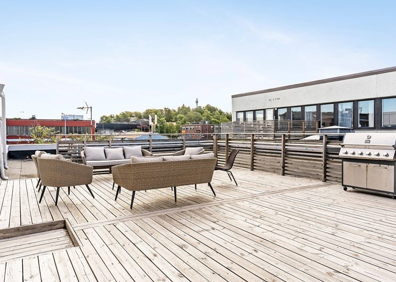 Kontorslokal med takterrass och utmärkt skyltläge i Högsbo bild 1