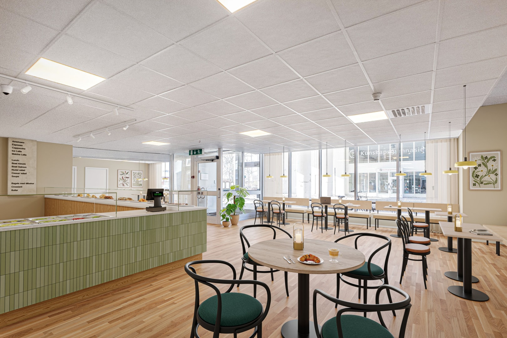 Ljus och flexibel lokal i markplan – perfekt för café, kiosk eller butik bild 1