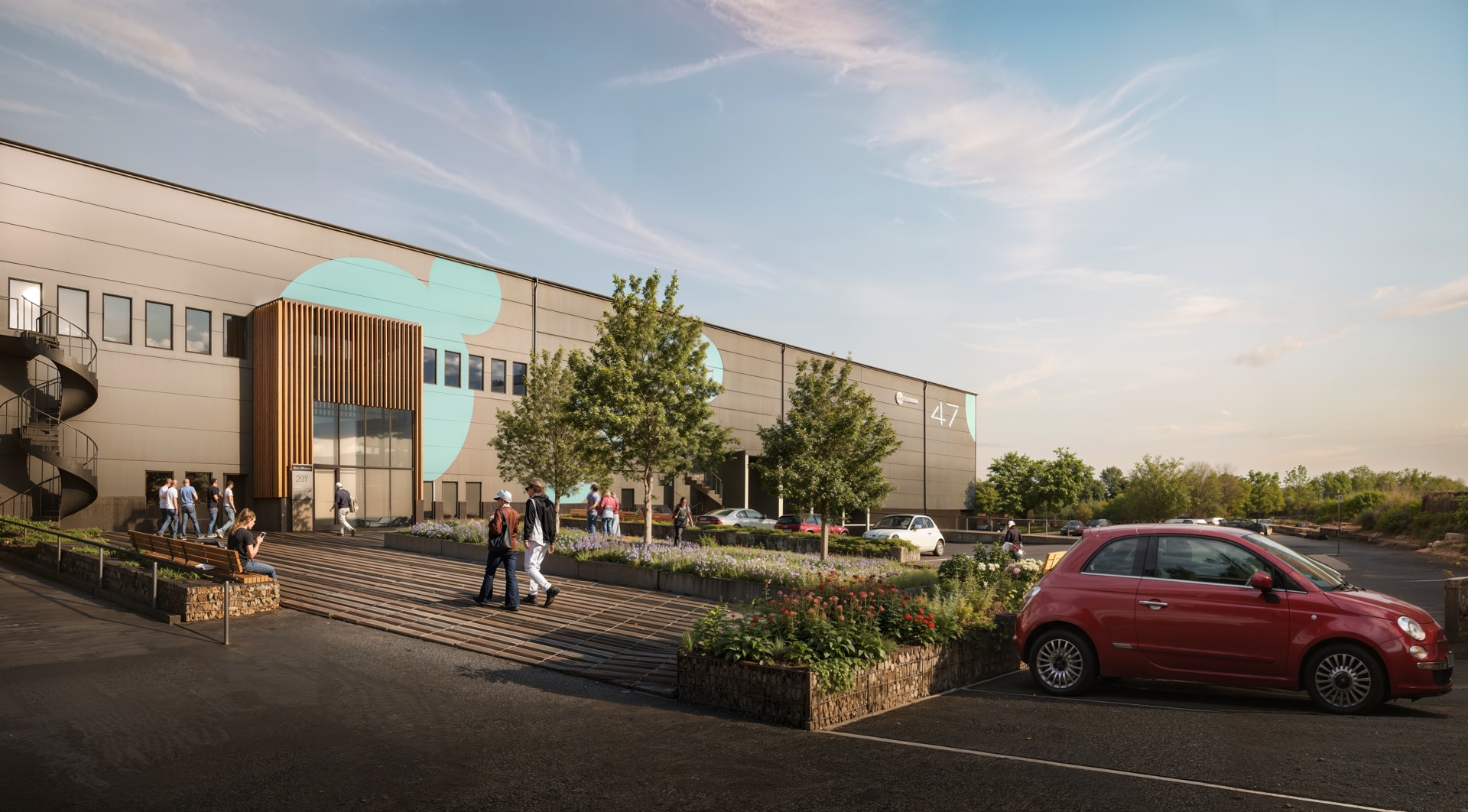 Nyproducerad logistikfastighet med skyltläge vid E18, 2 800-13 100 m² bild 1