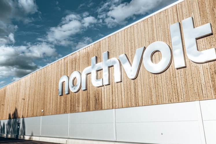 nortvolts logotype på utsidan av kontoret