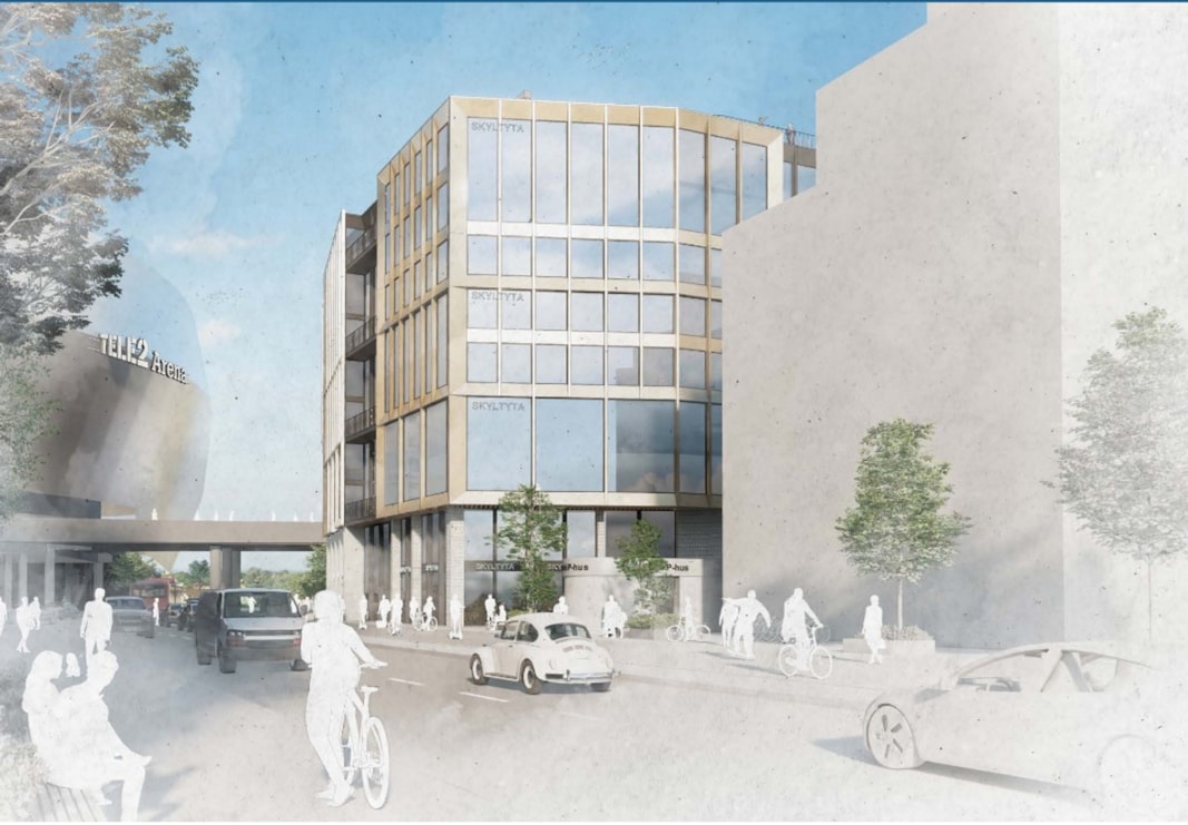 Utvecklingsförslag av Sandhagen 9 av Gatun Arkitekter