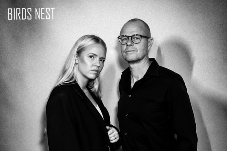 Sven Stork tillsammans med dottern Ella Stork, i duon Birds Nest. 