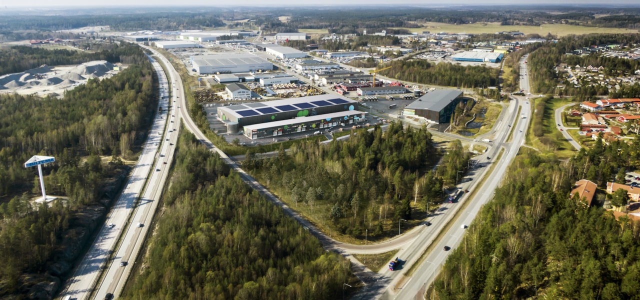 Vy över området.