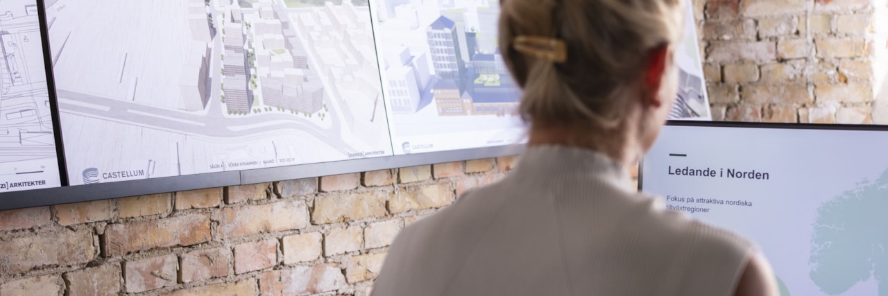 Person som sitter framför en datorskärm.