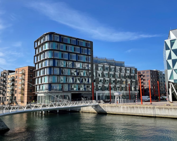 Vy över Oceanhamnen.