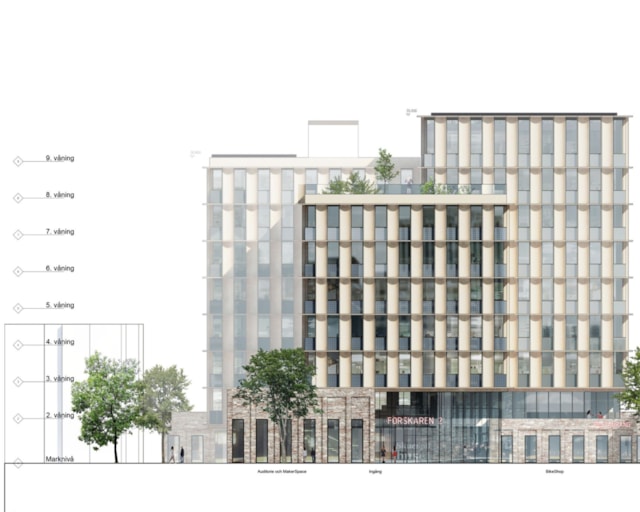 Ritning över fastigheten.