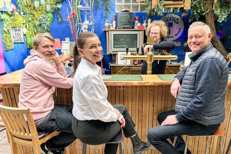 Ivan Larsson, Ulrika Johannesson och Johan Lundegren 