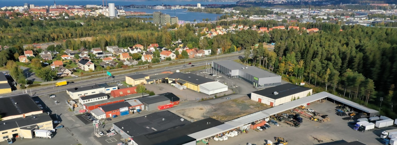 Vy över området.