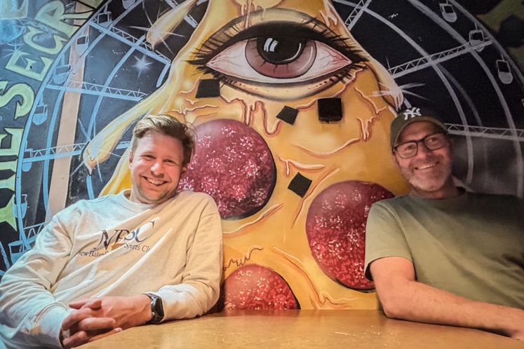 Frode Flygelring och Johan Ahlbin på Slice