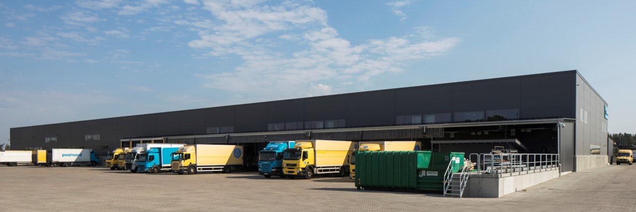 Exteriörbild av logistikfastighet.