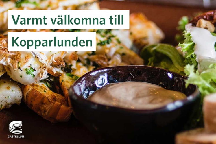 Närbild på mat.