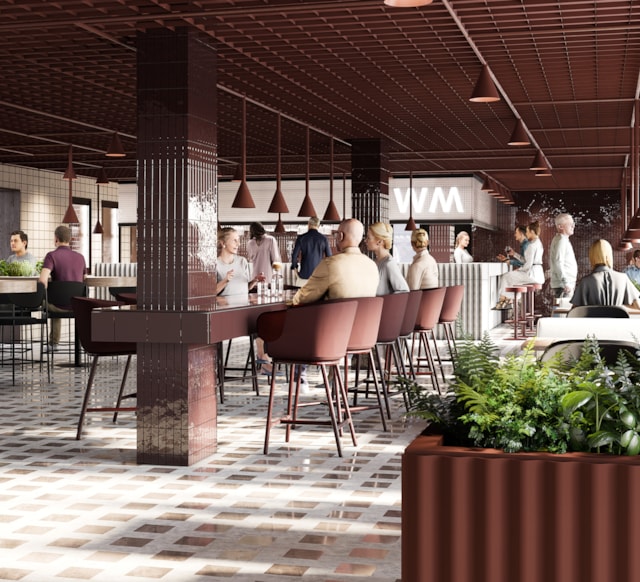 Människor som sitter vid bord i restaurang Carotte x Werket
